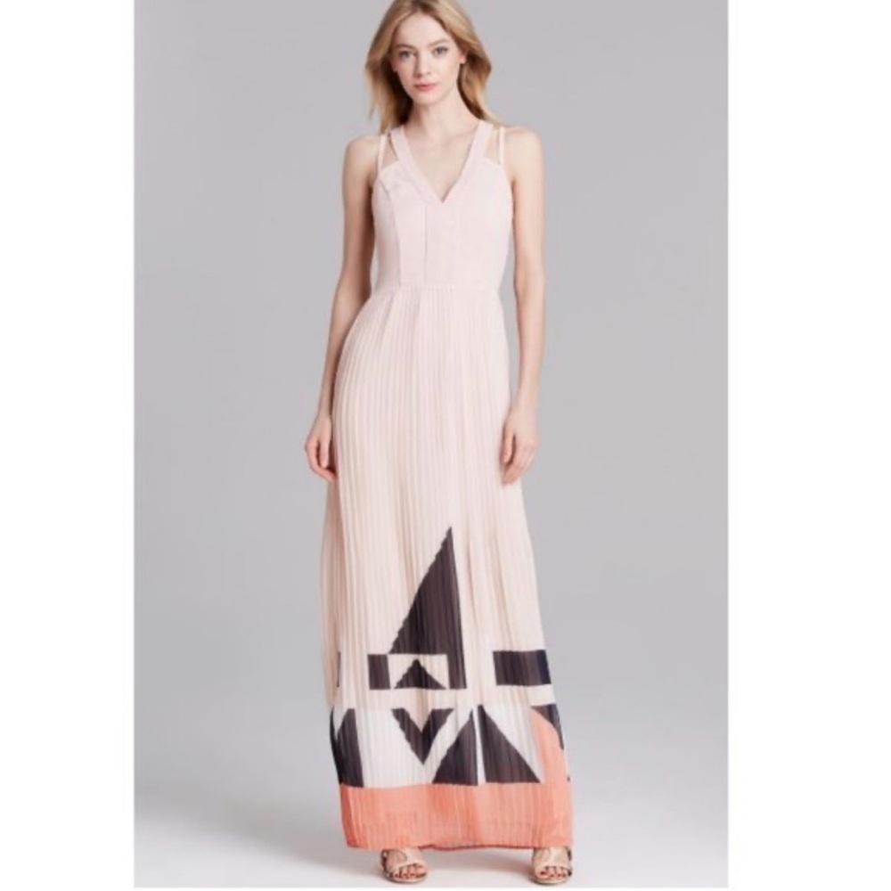 French Connection Blush Marquee Parade Capri dress